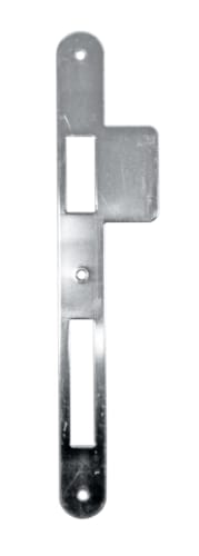 Gache pour serrure AGB Chrome + contre plaque 24mm