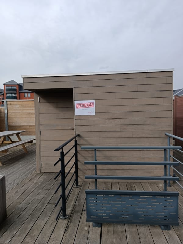 Abris de jardin Cornic - Cèdre - Toit plat - 300 x 312 cm