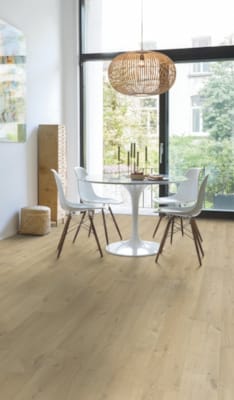 Parquet stratifié Quick-Step Impressive - Chêne tendre moyen 1856 - 8 x 190 x 1380 mm