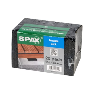 SPAX tampons d'isolation pour terrasse 8 mm (20 pces)