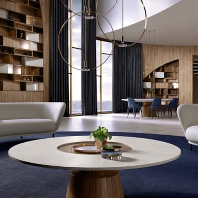 Kronospan Panneau Résine Compact Slim Line Noyau Gris - Cream Navona K367 PH - 4100 x 1300