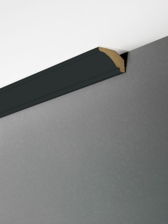 Moulure Plafond Maestro Matte Black Ec133 22x35x2700 mm