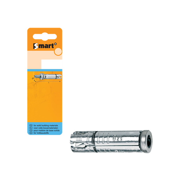 Douille à expansion SMART zinguée M8 x 50 (blister 4 pces)