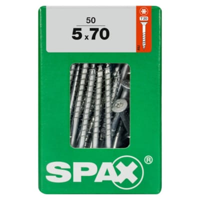 SPAX vis T-STAR+ WIROX - 5x70 L (boite 50 pces)