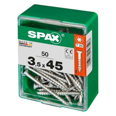 SPAX vis T-STAR+ WIROX - 3,5x45 M (boite 50 pces)