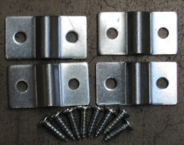 Set de montage pour treillage galvanisé