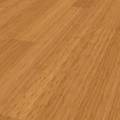 Parquet massif bambou Vertical Budget - Caramel verni - 12 x 96 x 960 mm