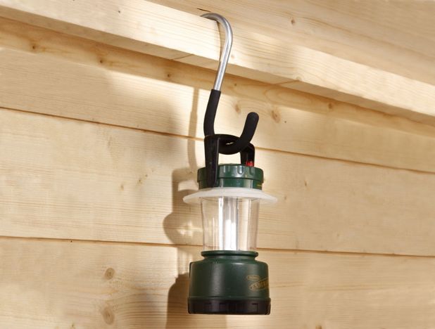 Crochet XXL Pro en S zingué gainé - 20 cm