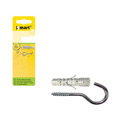 Cheville SMART nylon + crochet "C" znz - 10 x 50 (2 pces)