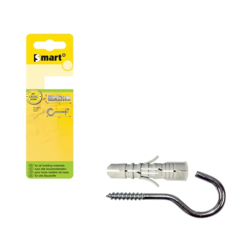 Cheville SMART nylon + crochet "C" znz - 10 x 50 (2 pces)