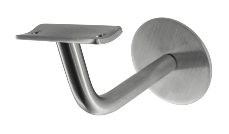 Support pour rampe arrondie - Inox