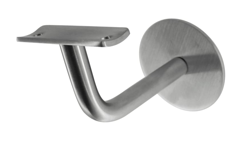 Support pour rampe arrondie - Inox