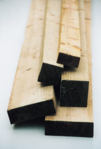 Poteau carré non-raboté 63x175 mm 5m10