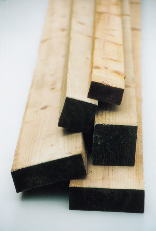 Poteau carré non-raboté 63x175 mm 5m10