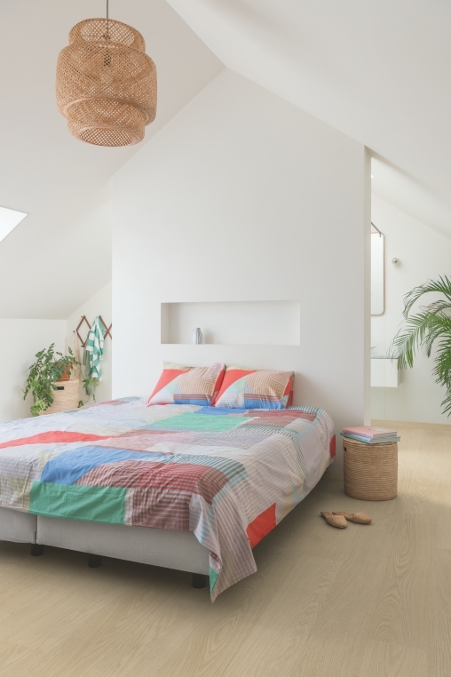 Quick-Step vinyle Livyn Alpha Vinyl Blos 4+1mm - chêne baratte 40277 - 5 x 189 x 1251 mm