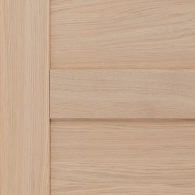 Porte pleine chêne 2 panneaux droits modernes 67 - 2015 x 730 mm