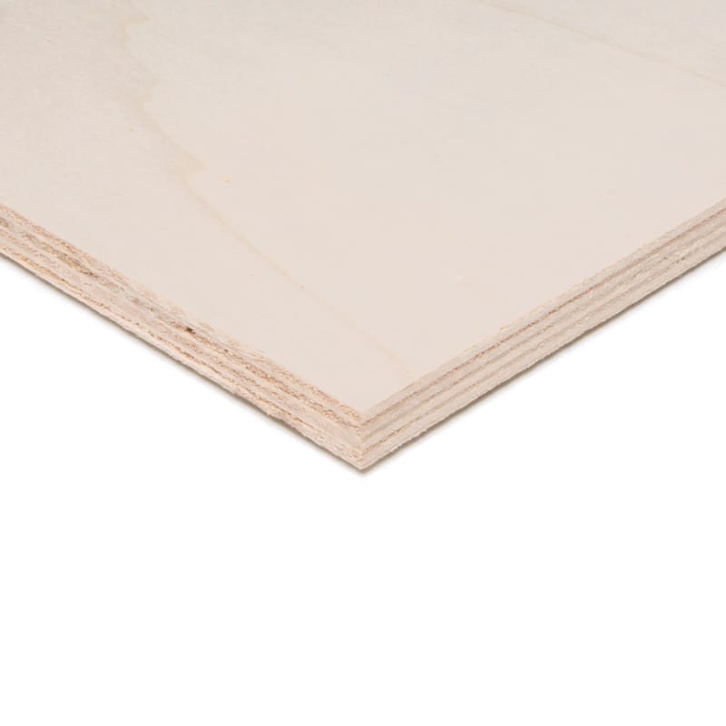 Panneau multiplex peuplier WBP 1 face - 2500 x 1220 x 18 mm
