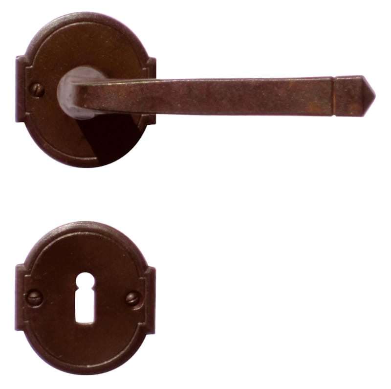 Poignée de porte Royal rouille - R+E