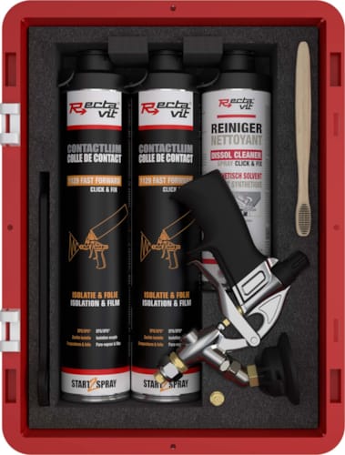 Rectavit set colle pulvérisable + pistolet - Construction - Fast Forward Click&Fix