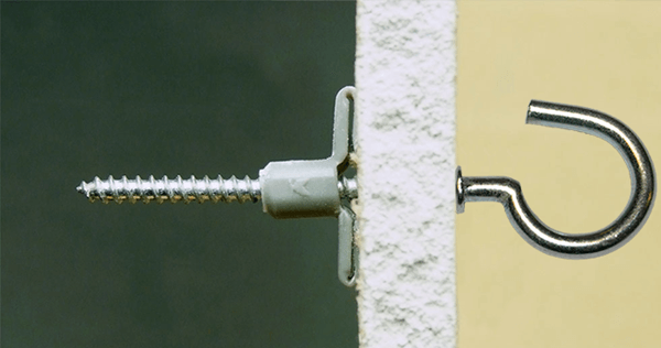 Cheville SMART corps creux nylon + crochet 8 x 40 (6 pces)