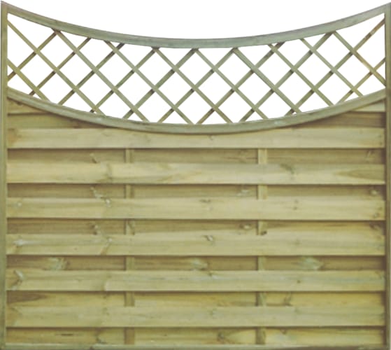 Paroi décorative treillis concave 1m80 x 1m62/1m44