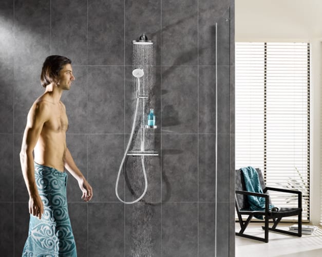 Lambris PVC Dumawall+ Gris Foncé Mystique 37,5 x 65cm