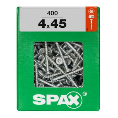 SPAX vis T-STAR+ WIROX - 4x45 XXL (boite 400 pces)