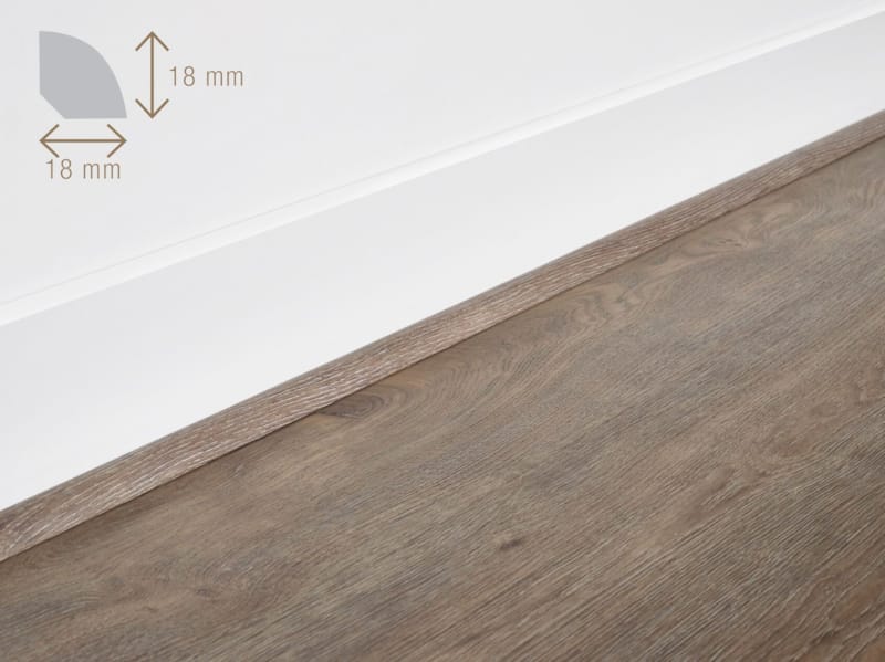 Quart de rond Coretec ESSENTIALS - Dobra Oak - 3951 - 2400mm x 18mm x 18mm