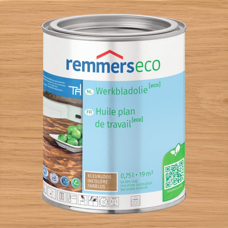 Remmers Huile Plan de Travail Eco 0,375 L - Effet Naturel