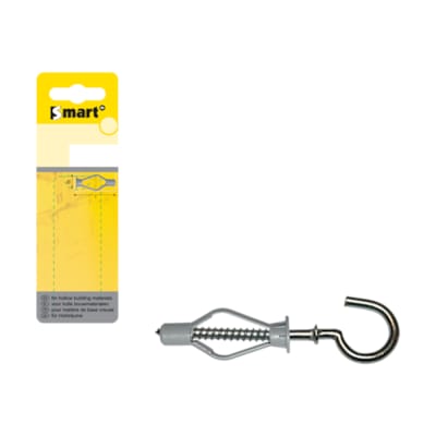 Cheville SMART corps creux nylon + crochet 8 x 40 (6 pces)