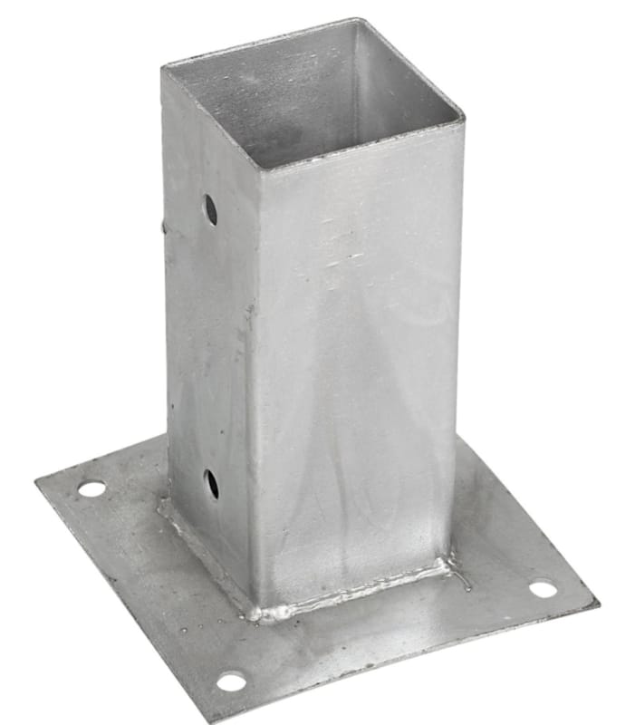 Support piquet pour béton 120 x 120 mm