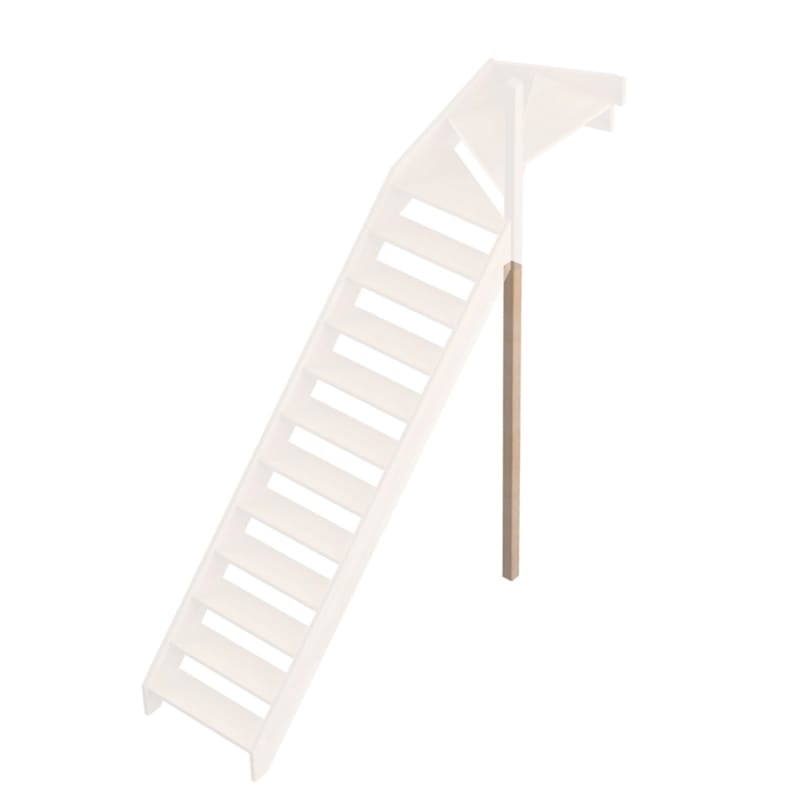 Savoie - Poteau support pour rampes "A" et "T"