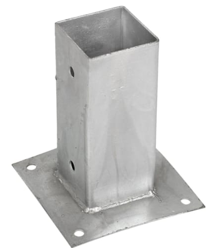 Support piquet pour béton 140 x 140 mm