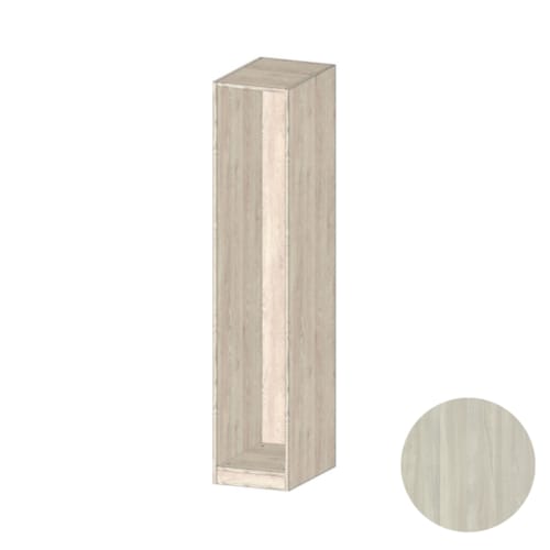 MOKI ESPACE meuble orme argenté 2200 x 400 x 570 mm