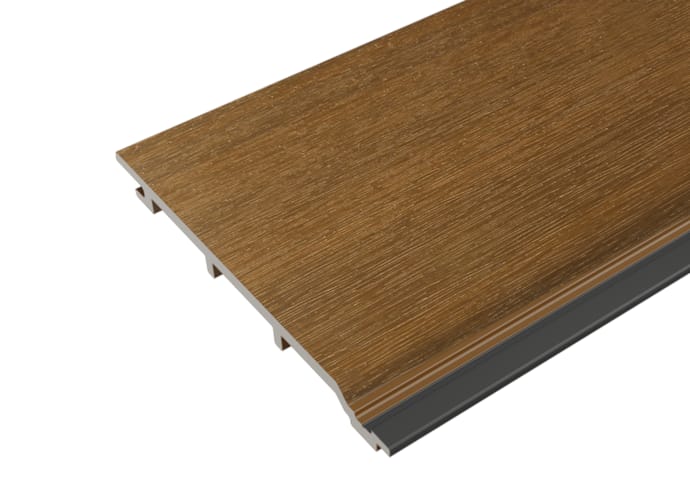 Bardage composite WEO Essential Teak 15x173(UT153)mm - Classe feu E FSC®100%
