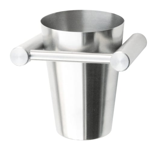 Gobelet et support pour salle de bain - Inox