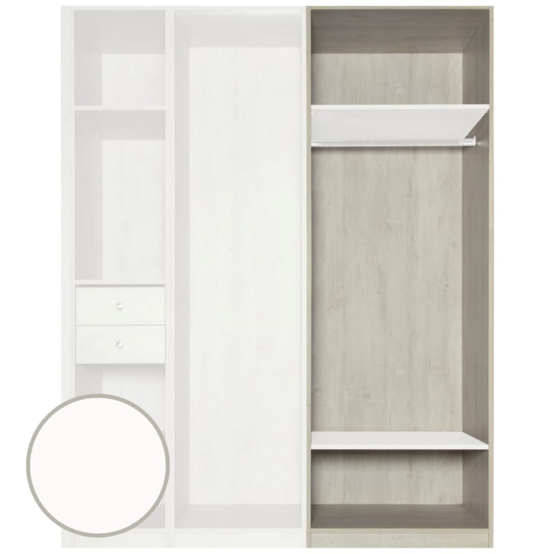 MOKI ESPACE meuble blanc 2200 x 750 x 570 mm