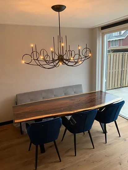 Plateau de table massif en suar - A5 - 80 x 900 x 2600 mm