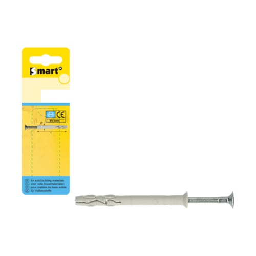 Cheville SMART à frapper TF nylon - Ø6 x 40 (10 pces)