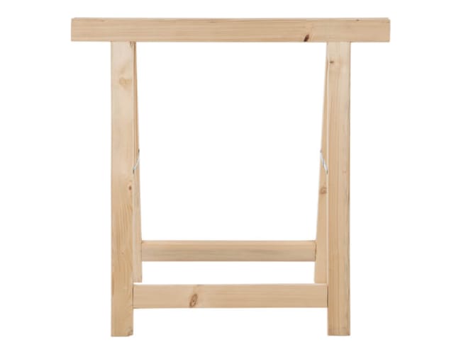 Tréteau sapin (section 42x18 mm) 750x750 mm - Max 80 kg