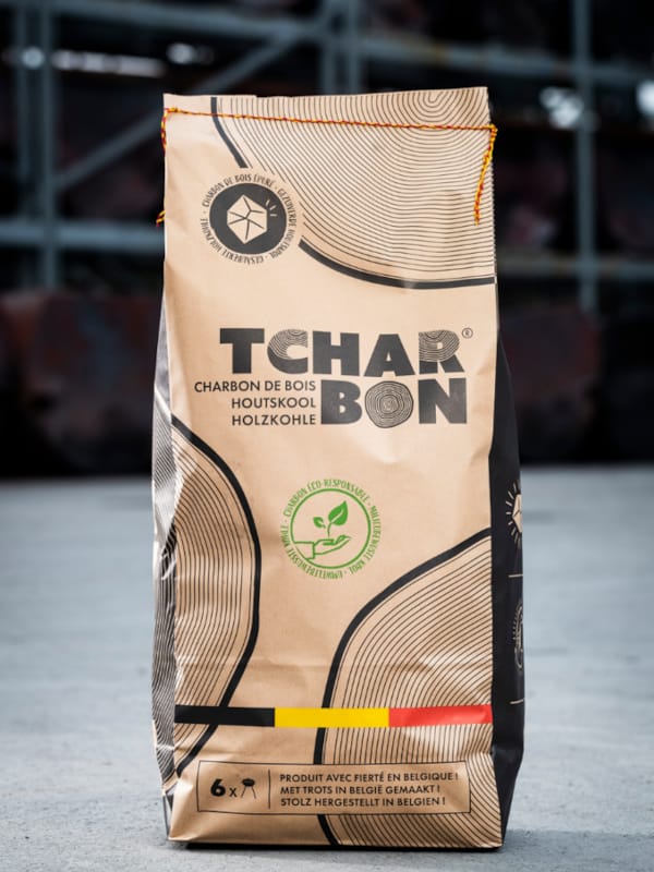 TCharbon charbon de bois 100% belge - 6 kg