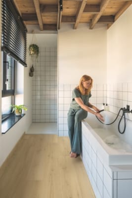 Quick-Step vinyle Alpha Vinyl Bloom 5+1 - chêne beige brossé 40319 - 6 x 209 x 1494 mm