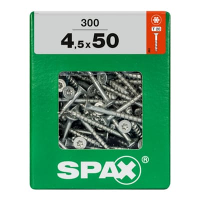SPAX vis T-STAR+ WIROX - 4,5x50 XXL (boite 300 pces)