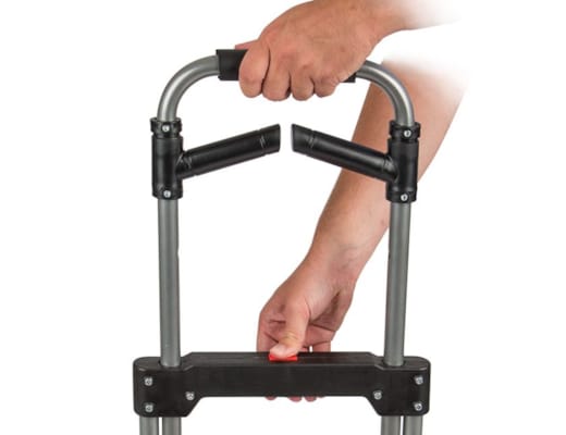 Diable aluminium pliable avec poignée - Max 120 kg