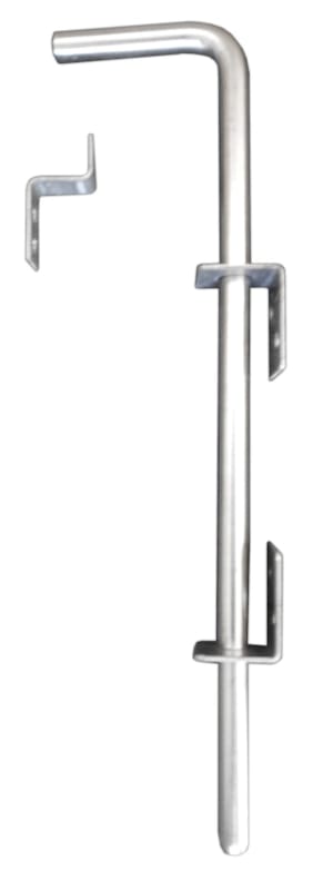 Verrou vertical 40 cm en inox