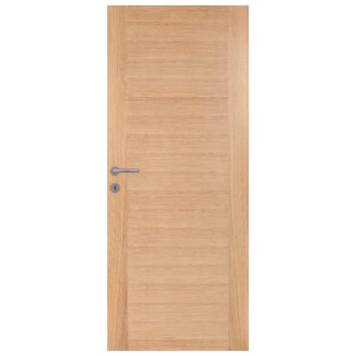 Porte Chêne Design Déco insert col wengé 201,5x63 cm
