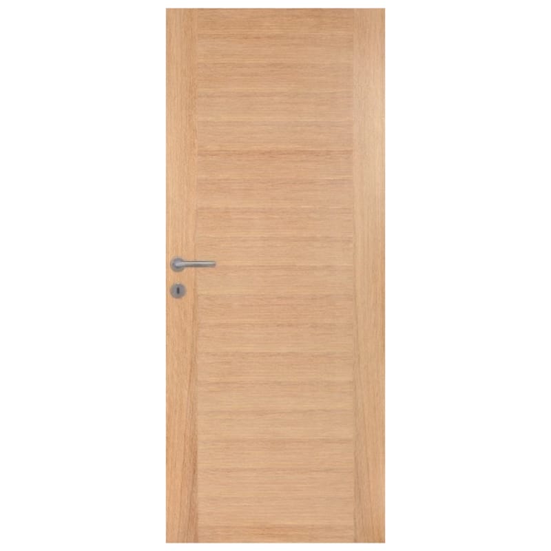 Porte Chêne Design Déco insert col wengé 201,5x63 cm