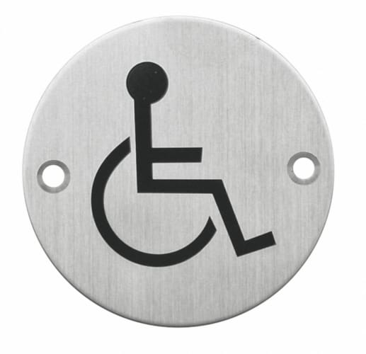 Pictogramme rond handicapé