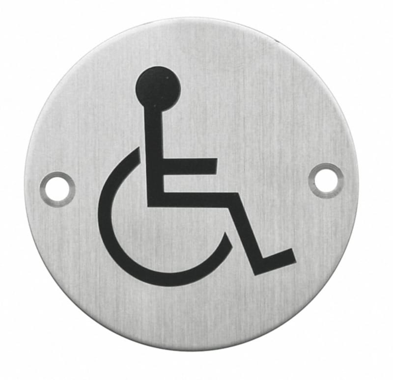 Pictogramme rond handicapé