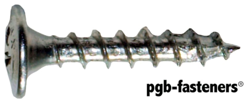Vis agglo tête fraisée pozidriv - 3,5x30 - 12 pcs